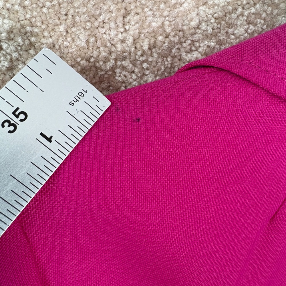 J.CREW Rhodes Blazer Women's 0 Pink Wool Gold Button Professional Barbiecore - Picture 8 of 8